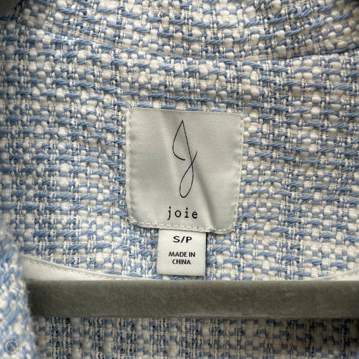 Blazer By Joie In Blue & White, Size: S