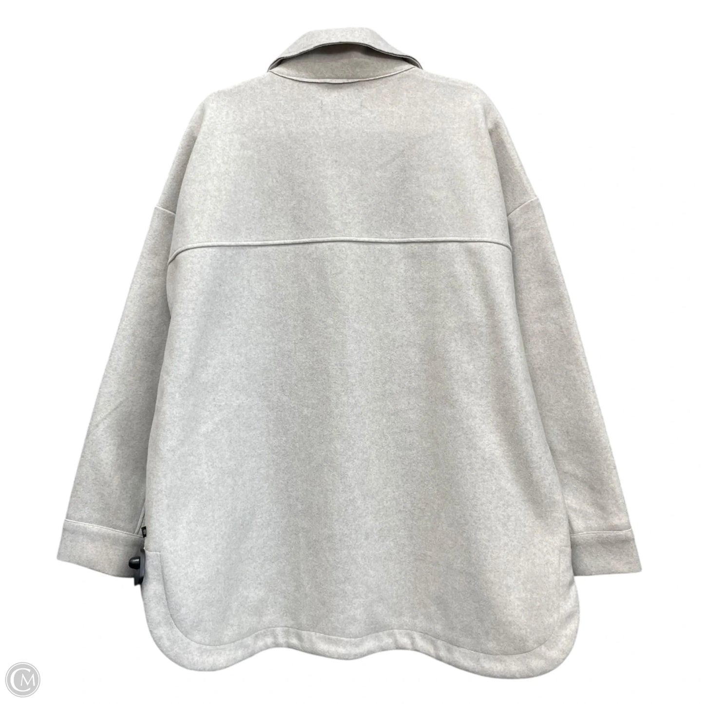 Jacket Shirt By Banana Republic In Beige, Size: Xl