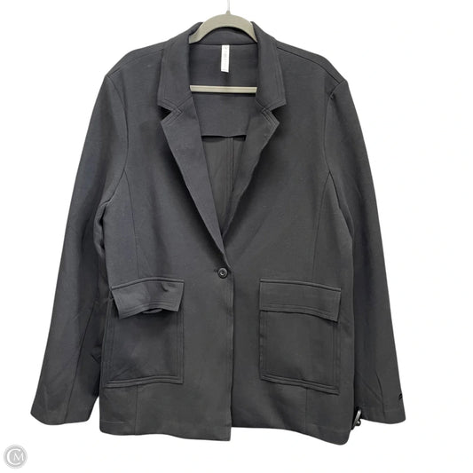 Blazer By Fabletics In Black, Size: Xl