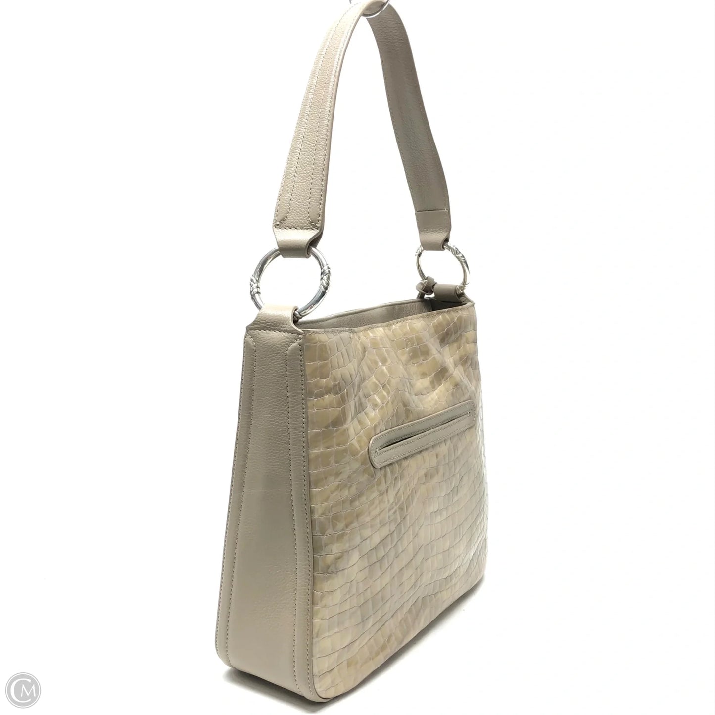 Handbag Leather By Brighton, Size: Medium