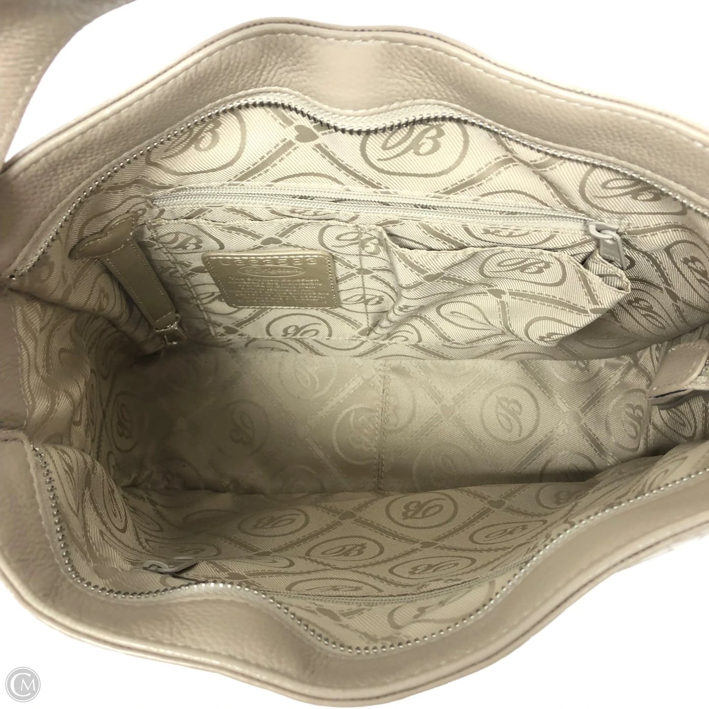 Handbag Leather By Brighton, Size: Medium