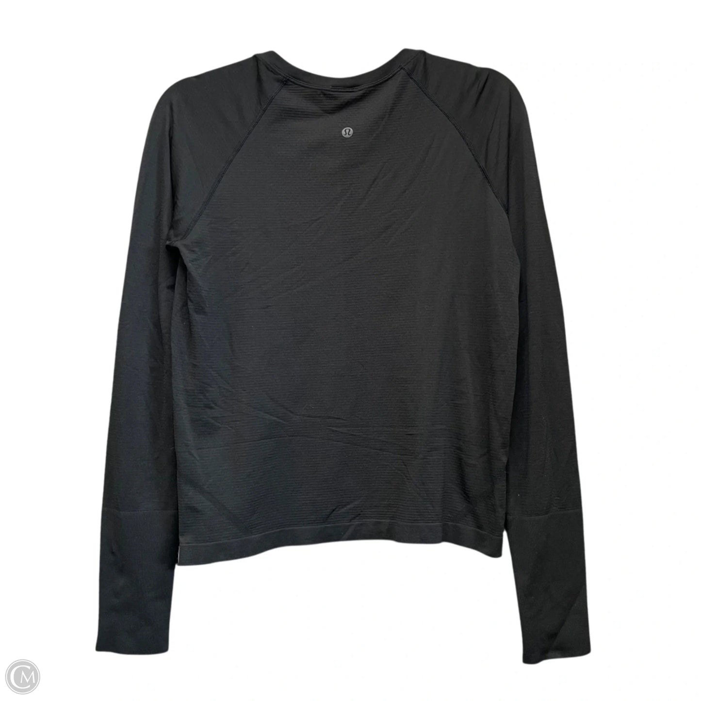 Athletic Top Long Sleeve Crewneck By Lululemon In Black, Size: S