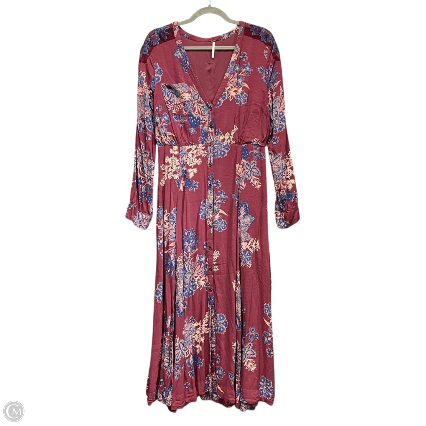 Dress Casual Midi By Free People In Purple, Size: 12