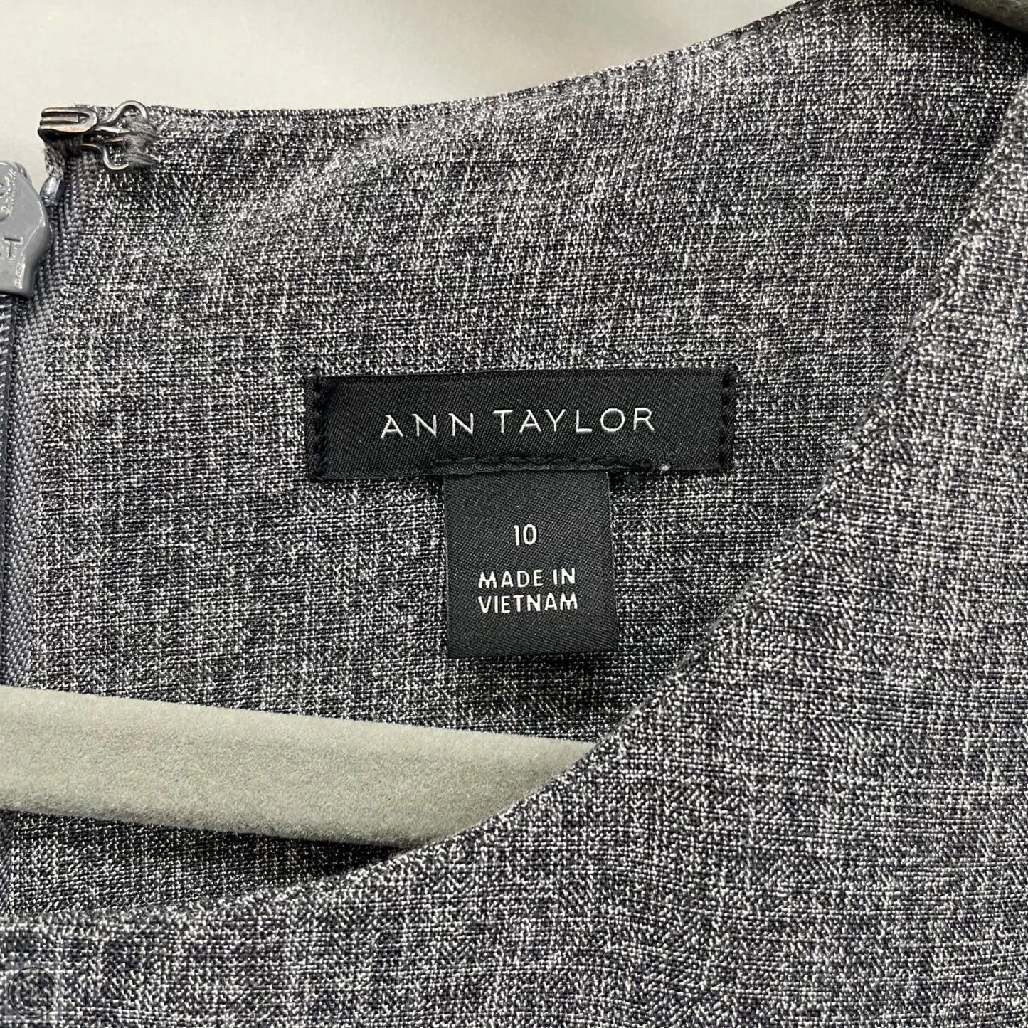 Dress Work By Ann Taylor In Grey, Size: 10