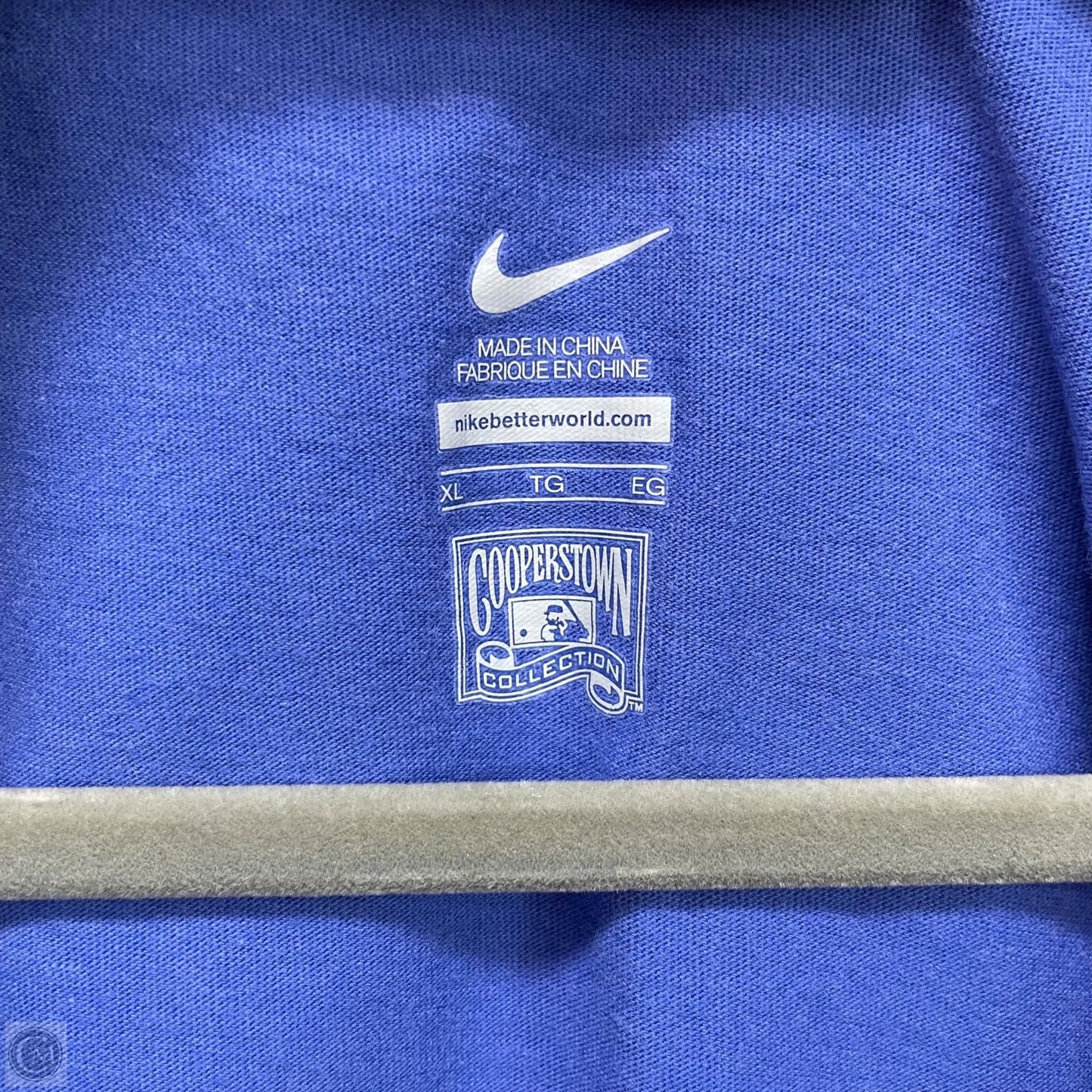 Top Short Sleeve By Nike Apparel In Blue, Size: Xl