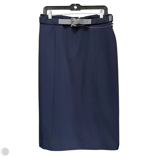 Skirt Midi By Tommy Hilfiger In Navy, Size: 10