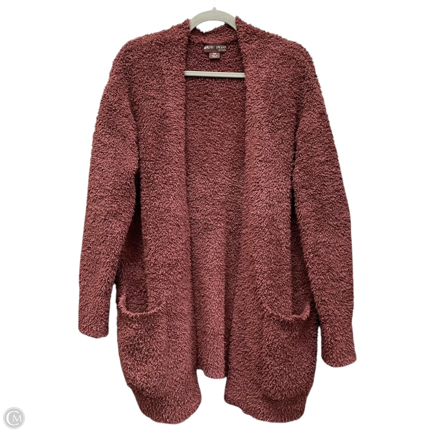 Sweater Cardigan By Barefoot Dreams In Purple, Size: M