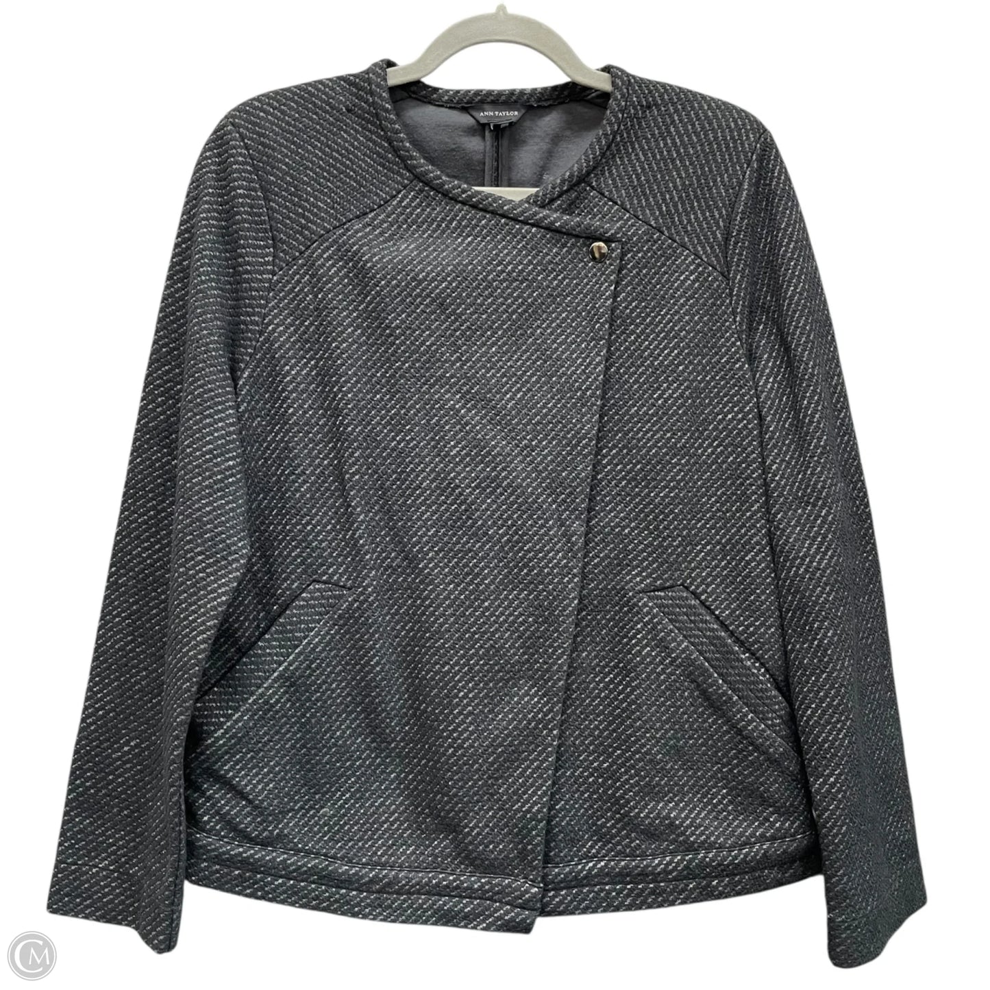 Blazer By Ann Taylor In Black, Size: L