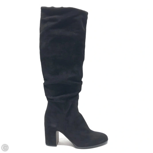 Boots Knee Heels By Cmb In Black, Size: 9.5