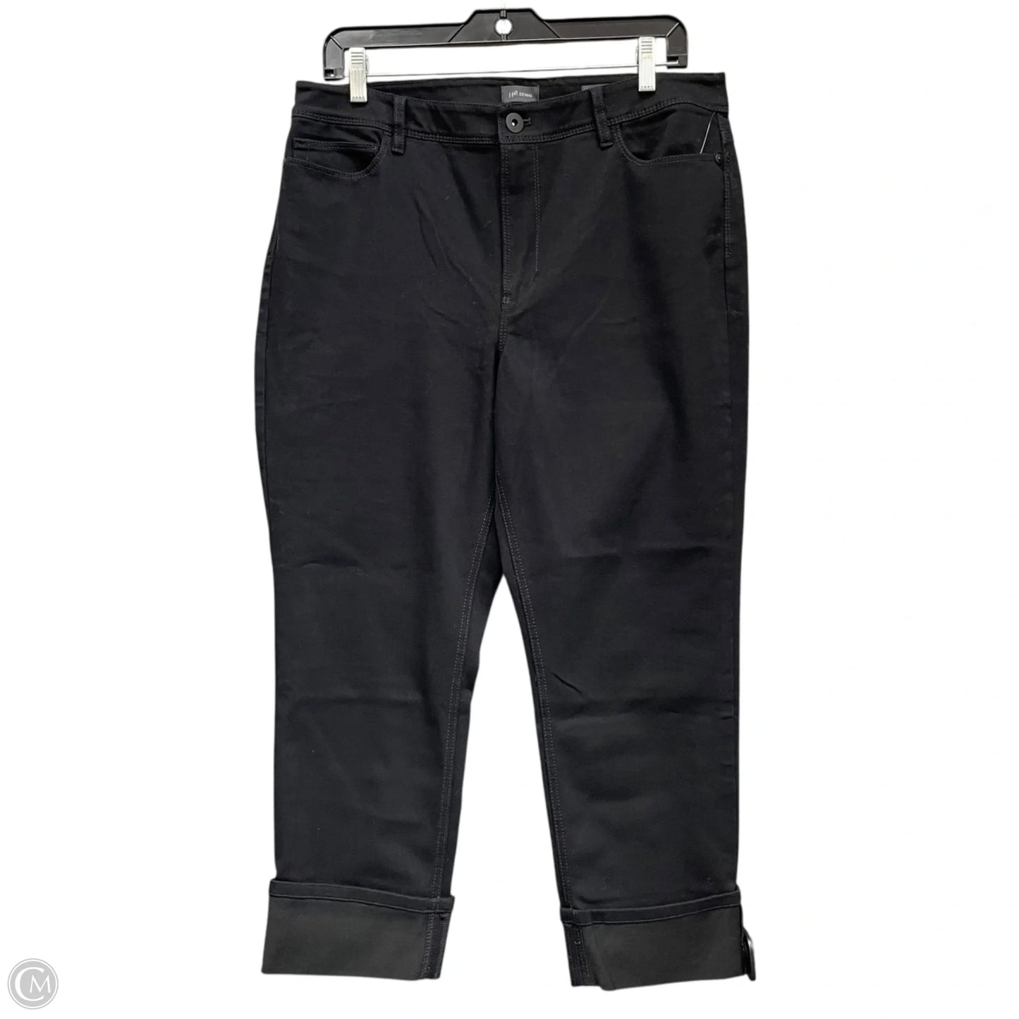 Jeans Cropped By J. Jill In Black, Size: 12