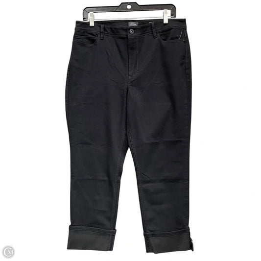 Jeans Cropped By J. Jill In Black, Size: 12