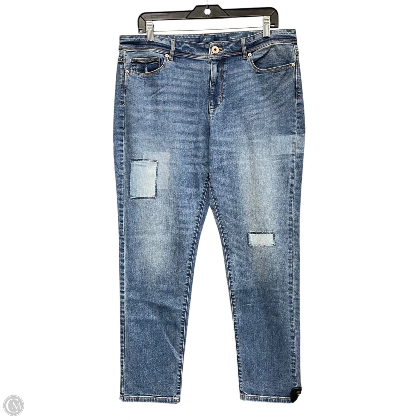 Jeans Skinny By J. Jill In Blue Denim, Size: 12
