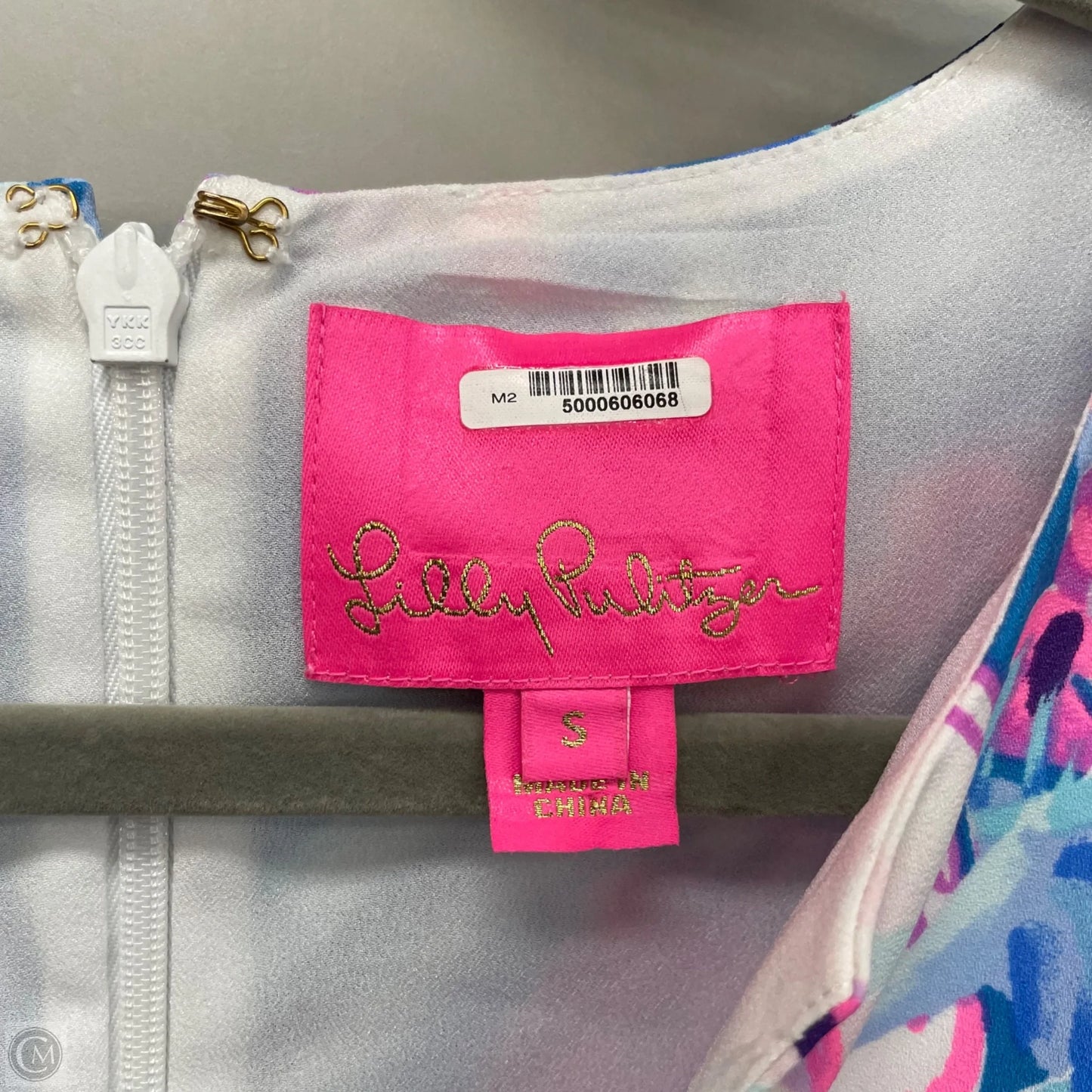 Dress Designer By Lilly Pulitzer In Blue & Pink, Size: S