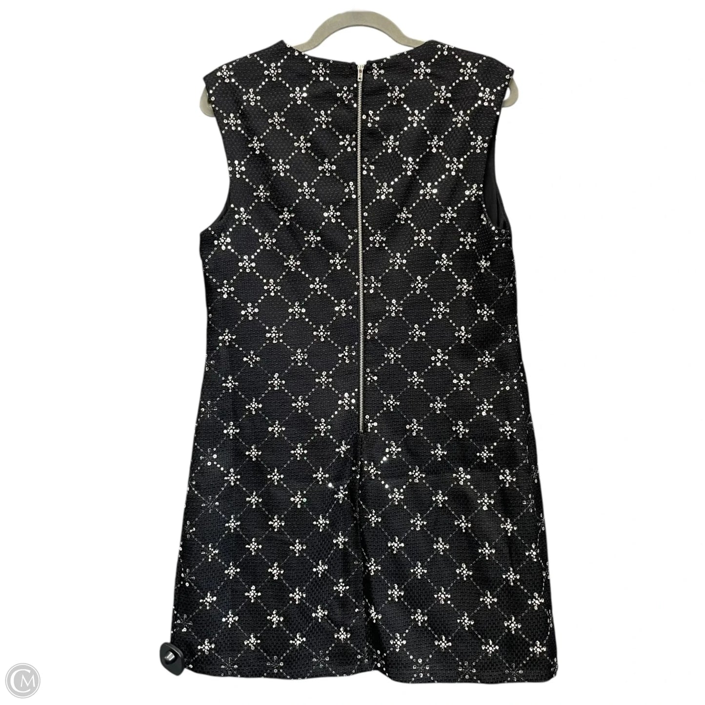 Dress Casual Short By City Studio In Black & Silver, Size: L