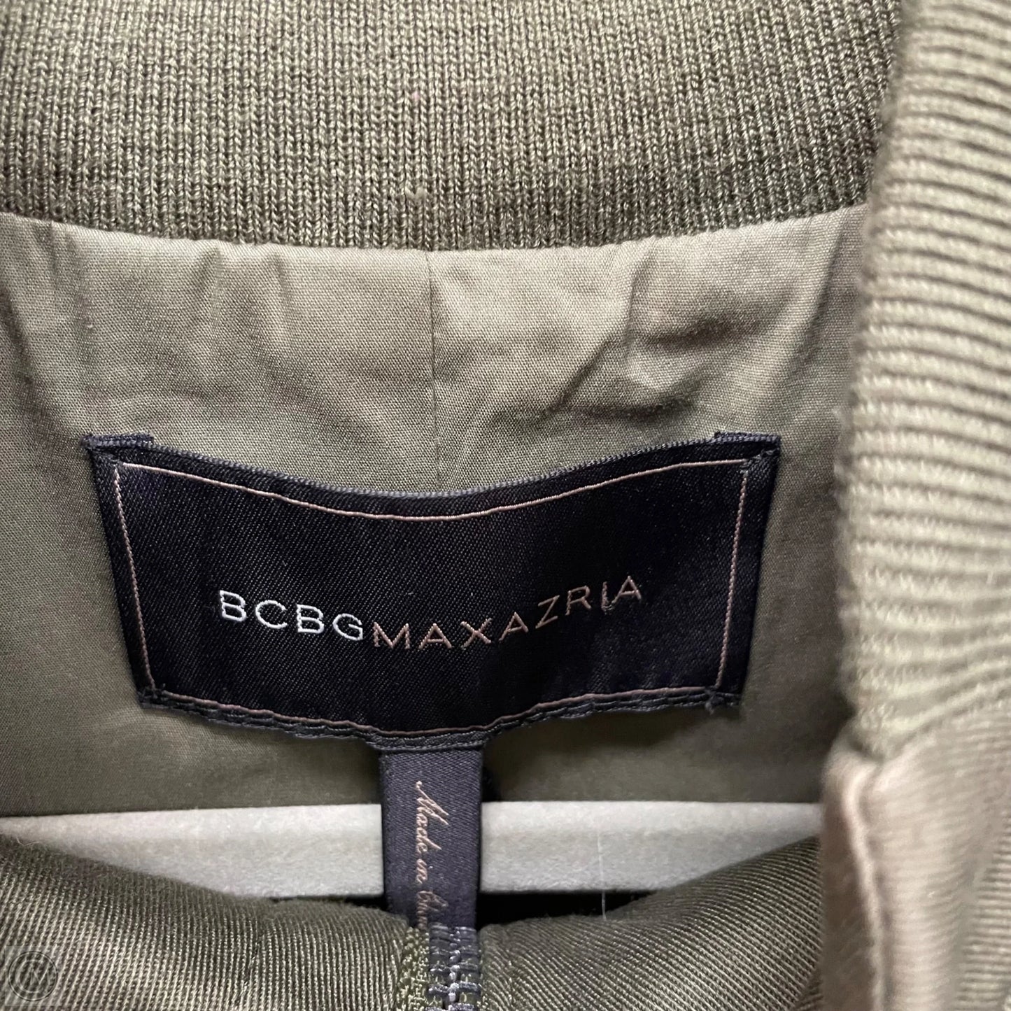 Jacket Other By Bcbgmaxazria In Black & Green, Size: Xxs