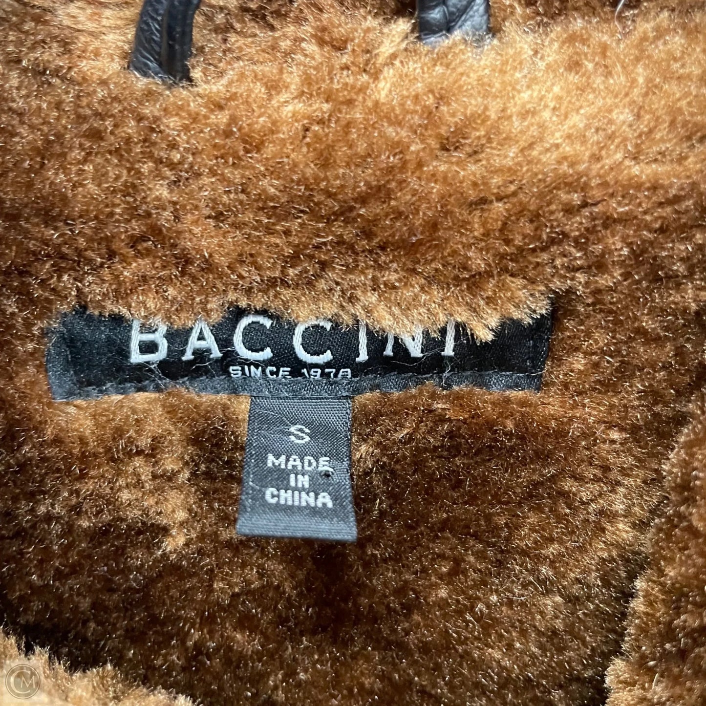 Jacket Moto By Baccini In Black, Size: S