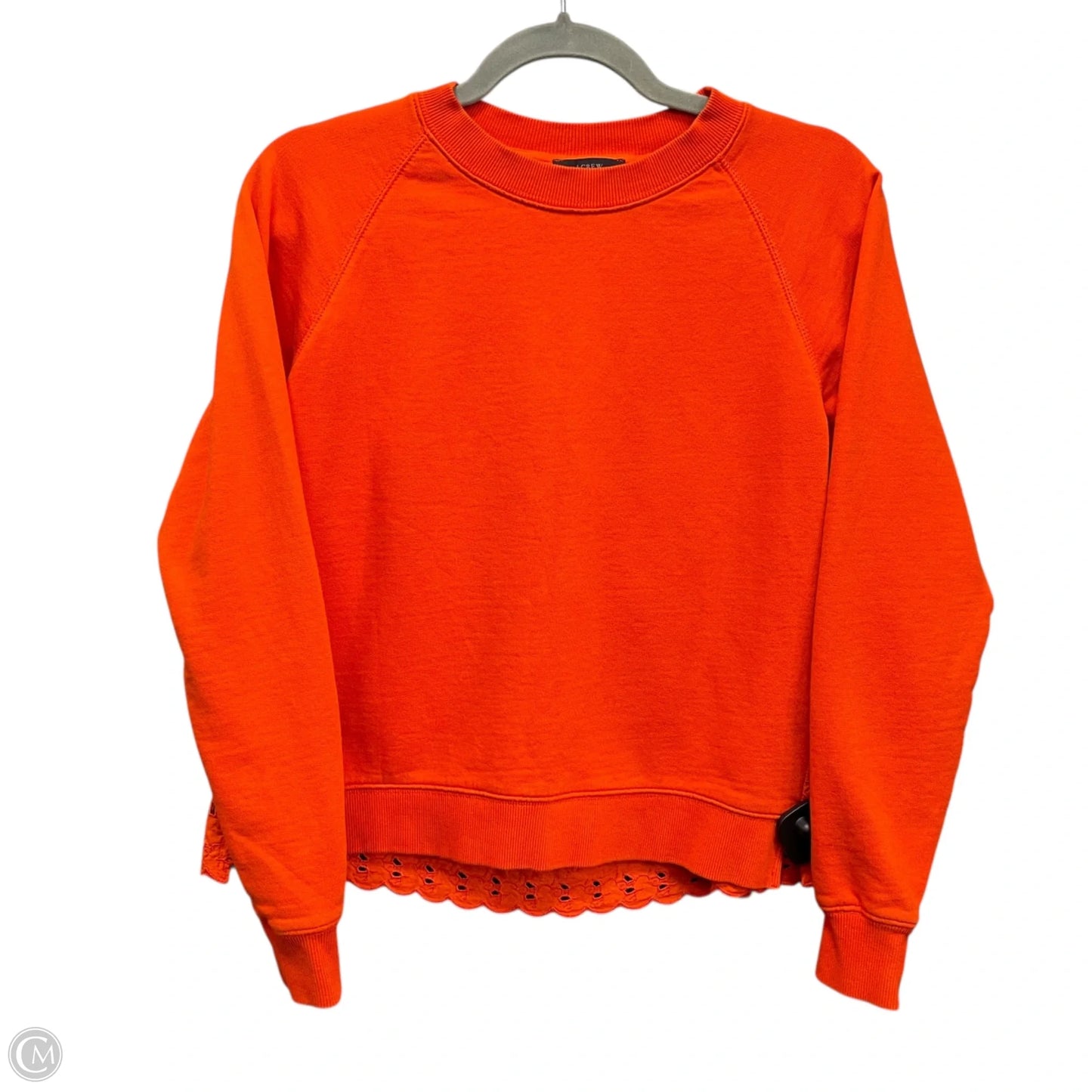 Sweatshirt Crewneck By J. Crew In Orange, Size: Xs
