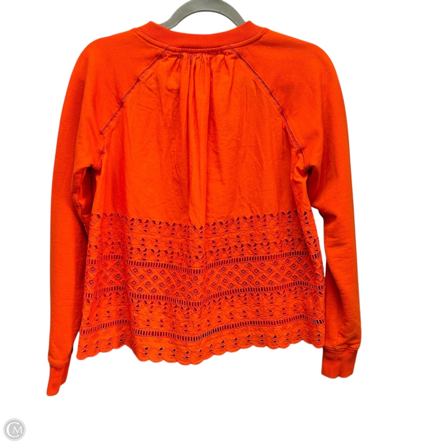 Sweatshirt Crewneck By J. Crew In Orange, Size: Xs