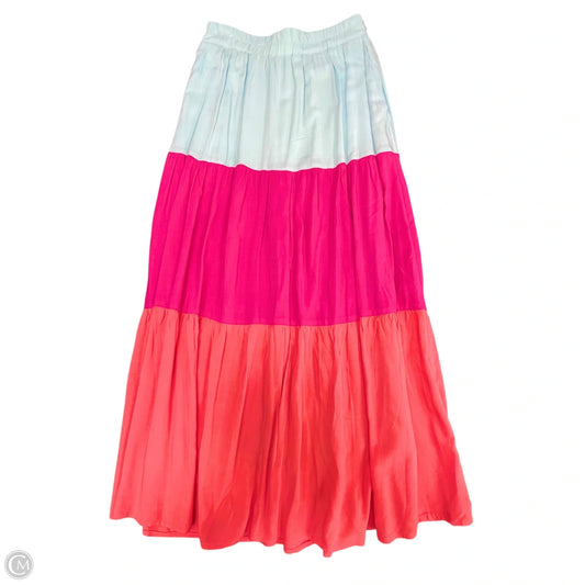Skirt Midi By Gibson In Blue & Pink, Size: Xsp