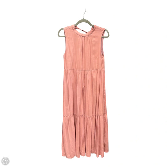 Dress Casual Midi By Gibson In Mauve, Size: Xs