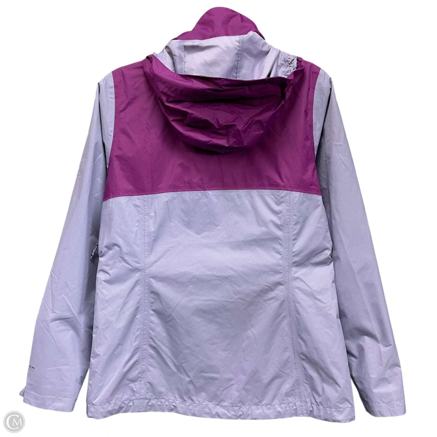 Jacket Windbreaker By Columbia In Purple, Size: S