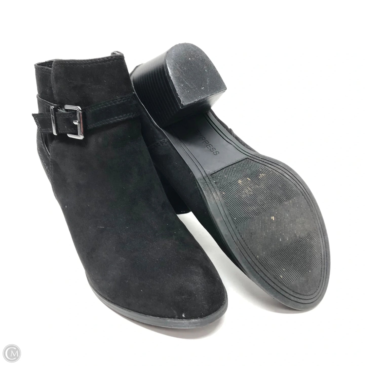 Boots Ankle Heels By Express In Black, Size: 7