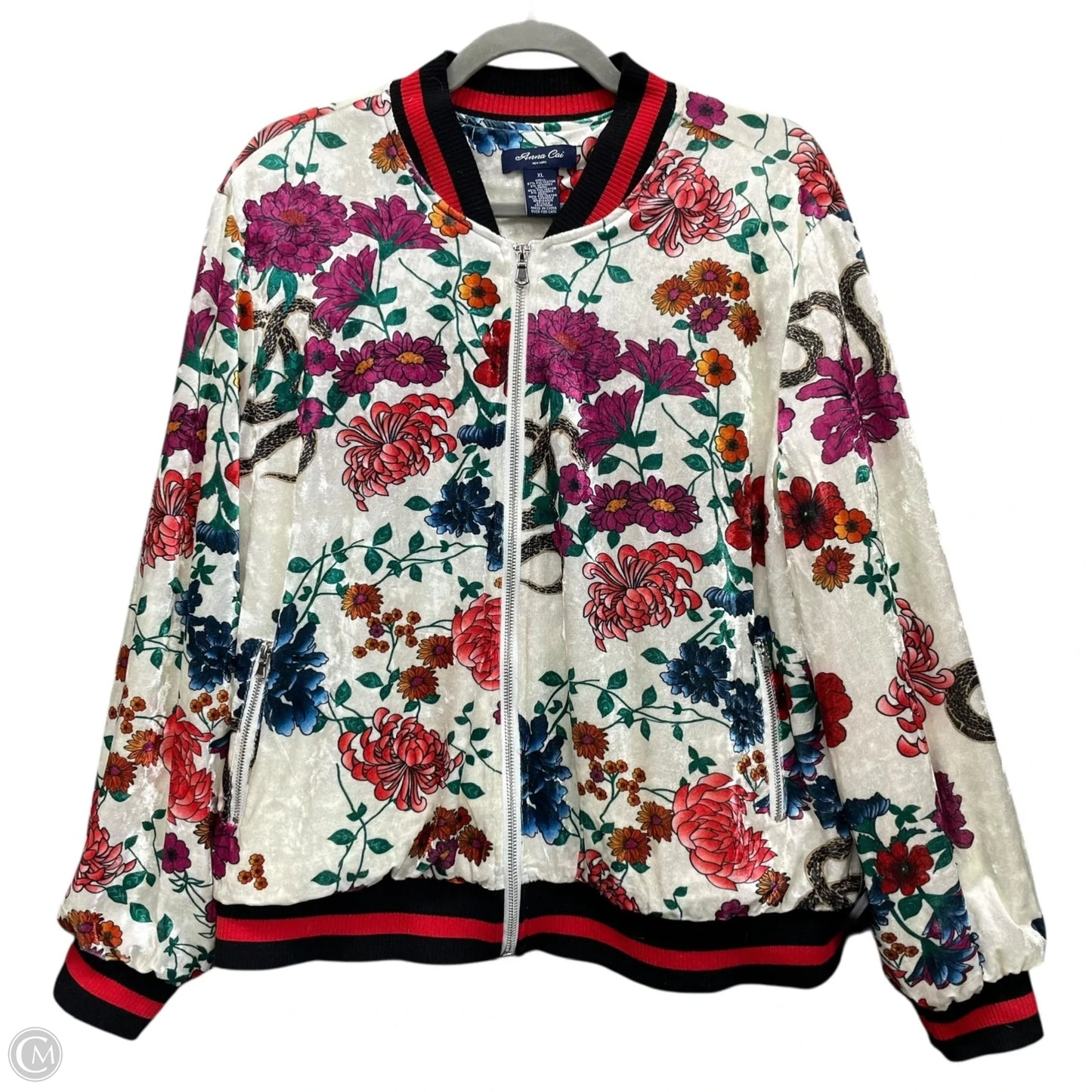 Jacket Other By Clothes Mentor In Floral Print, Size: Xl
