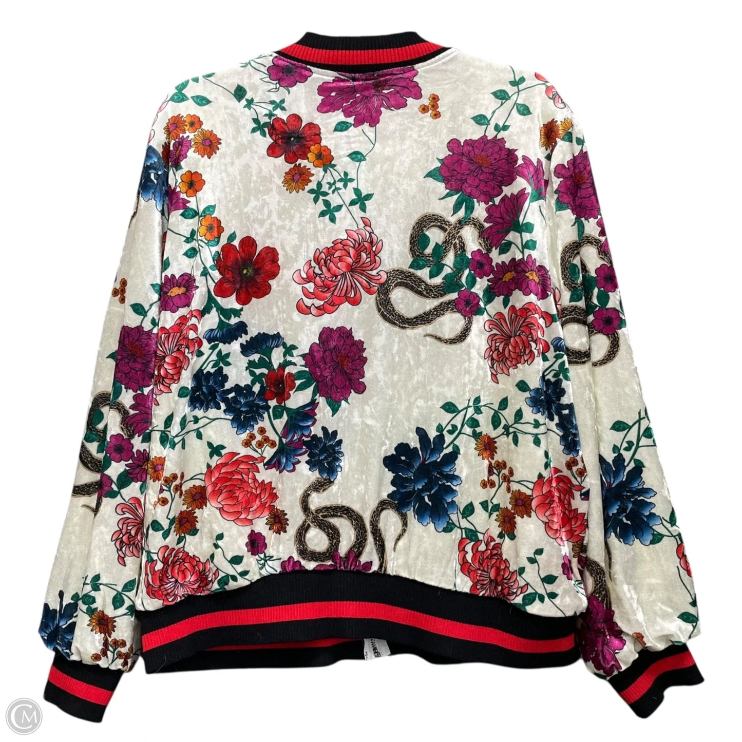 Jacket Other By Clothes Mentor In Floral Print, Size: Xl