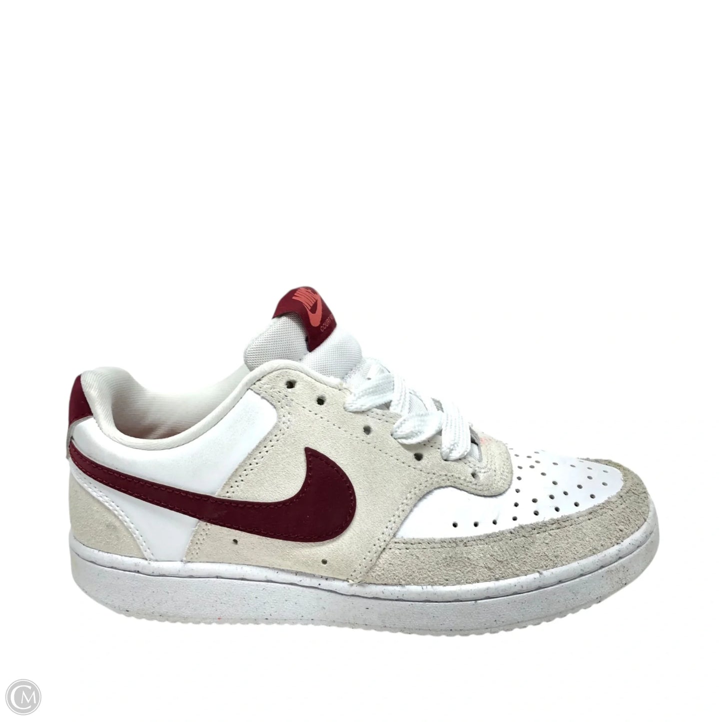 Shoes Sneakers By Nike In Red & White, Size: 5.5