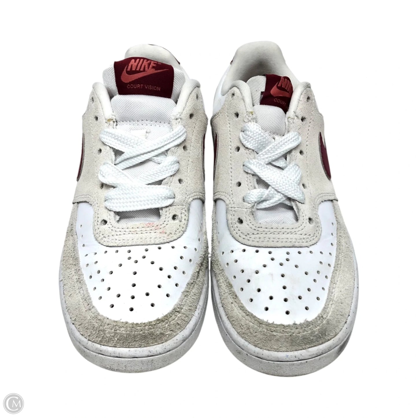 Shoes Sneakers By Nike In Red & White, Size: 5.5