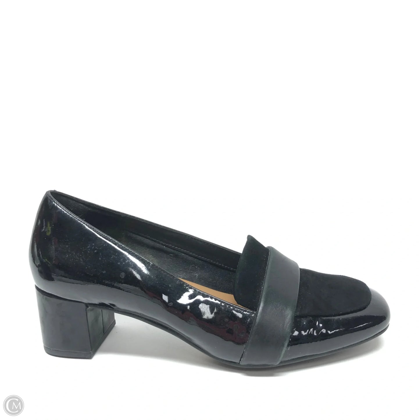 Shoes Heels Block By Clarks In Black, Size: 6.5