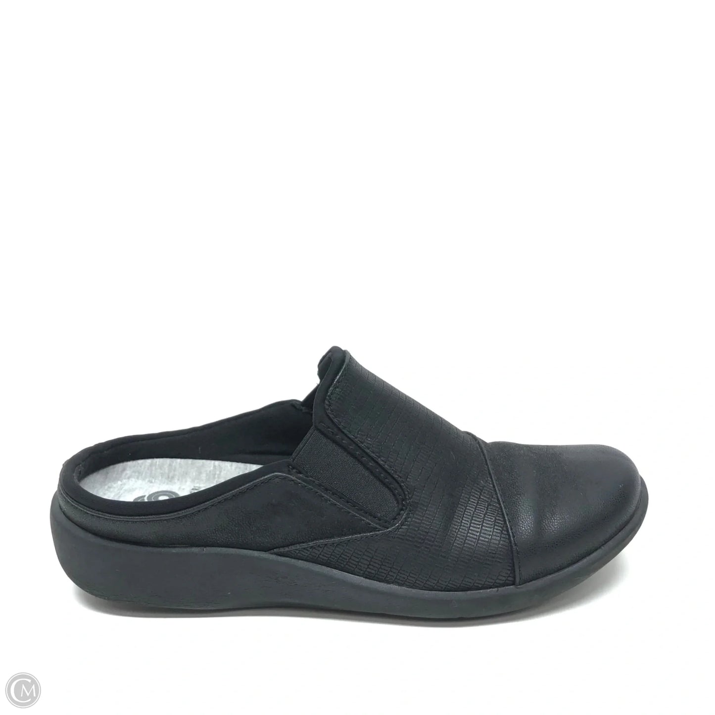 Shoes Flats By Clarks In Black, Size: 5.5