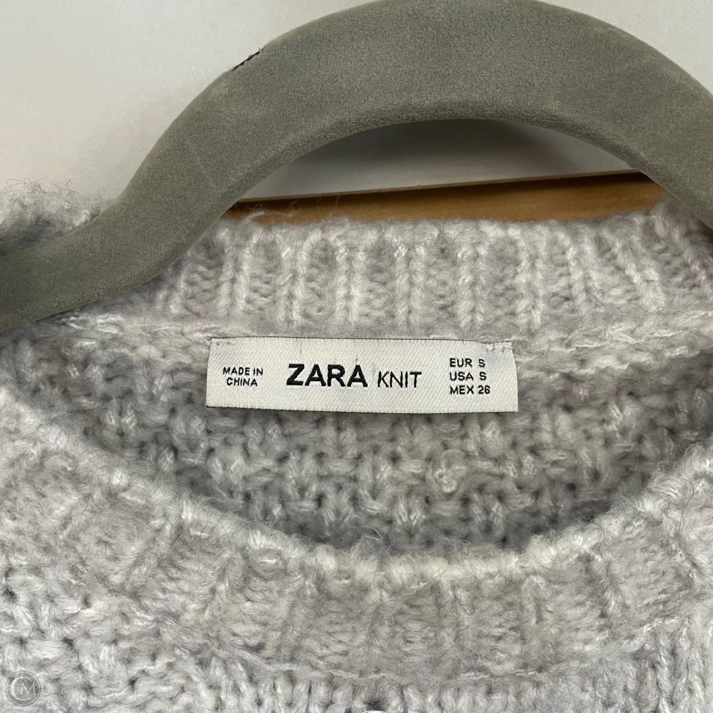 Sweater By Zara In Grey, Size: S