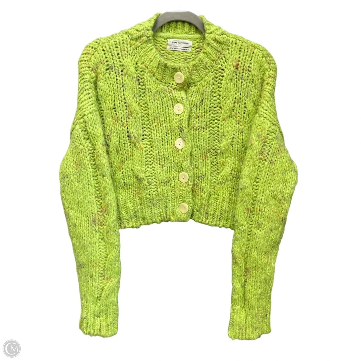 Sweater Cardigan By Urban Outfitters In Green, Size: M