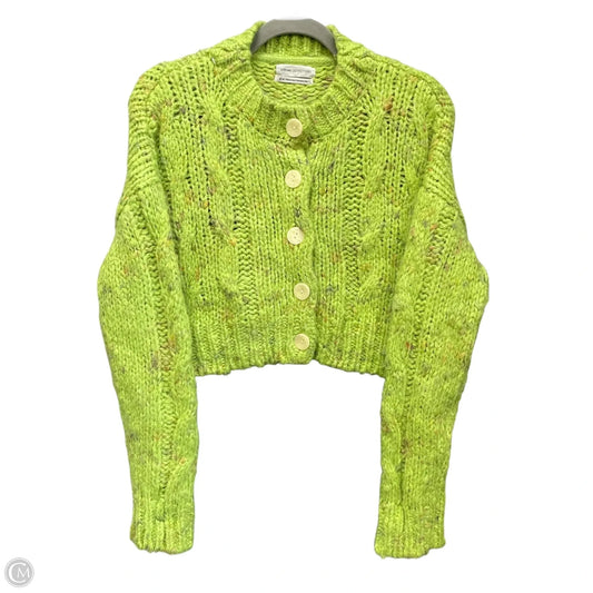 Sweater Cardigan By Urban Outfitters In Green, Size: M