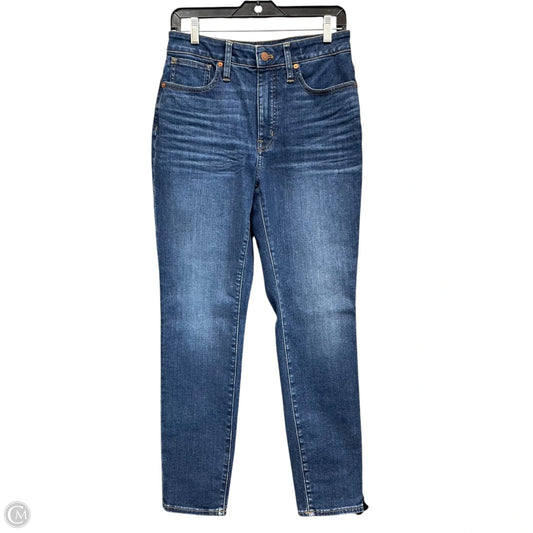 Jeans Skinny By Madewell In Blue Denim, Size: 8