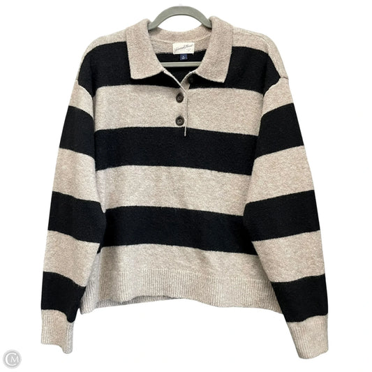 Sweater By Universal Thread In Black & Cream, Size: Xl