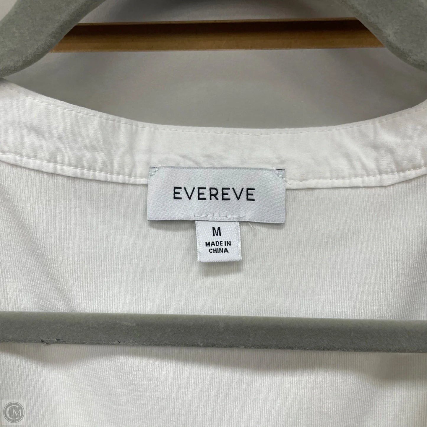 Top Short Sleeve By Evereve In White, Size: M