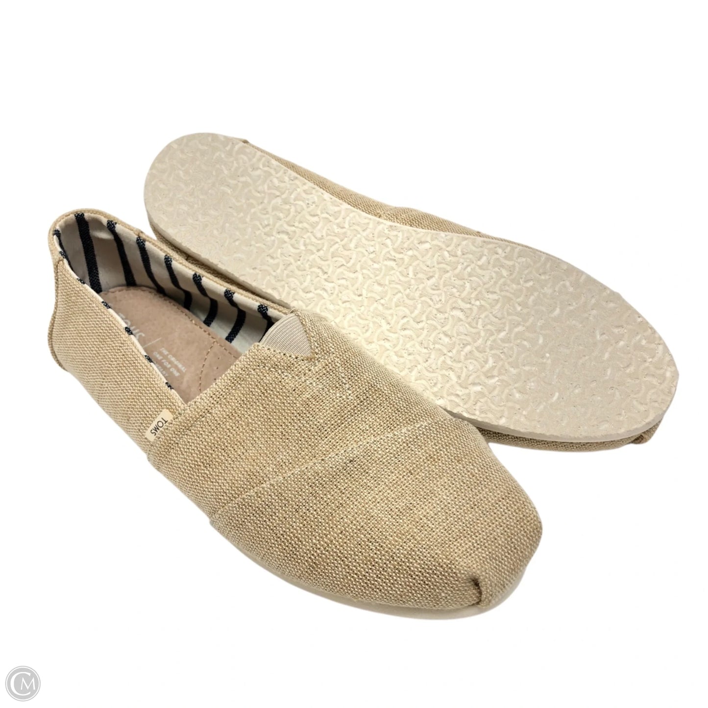 Shoes Flats By Toms In Cream, Size: 10