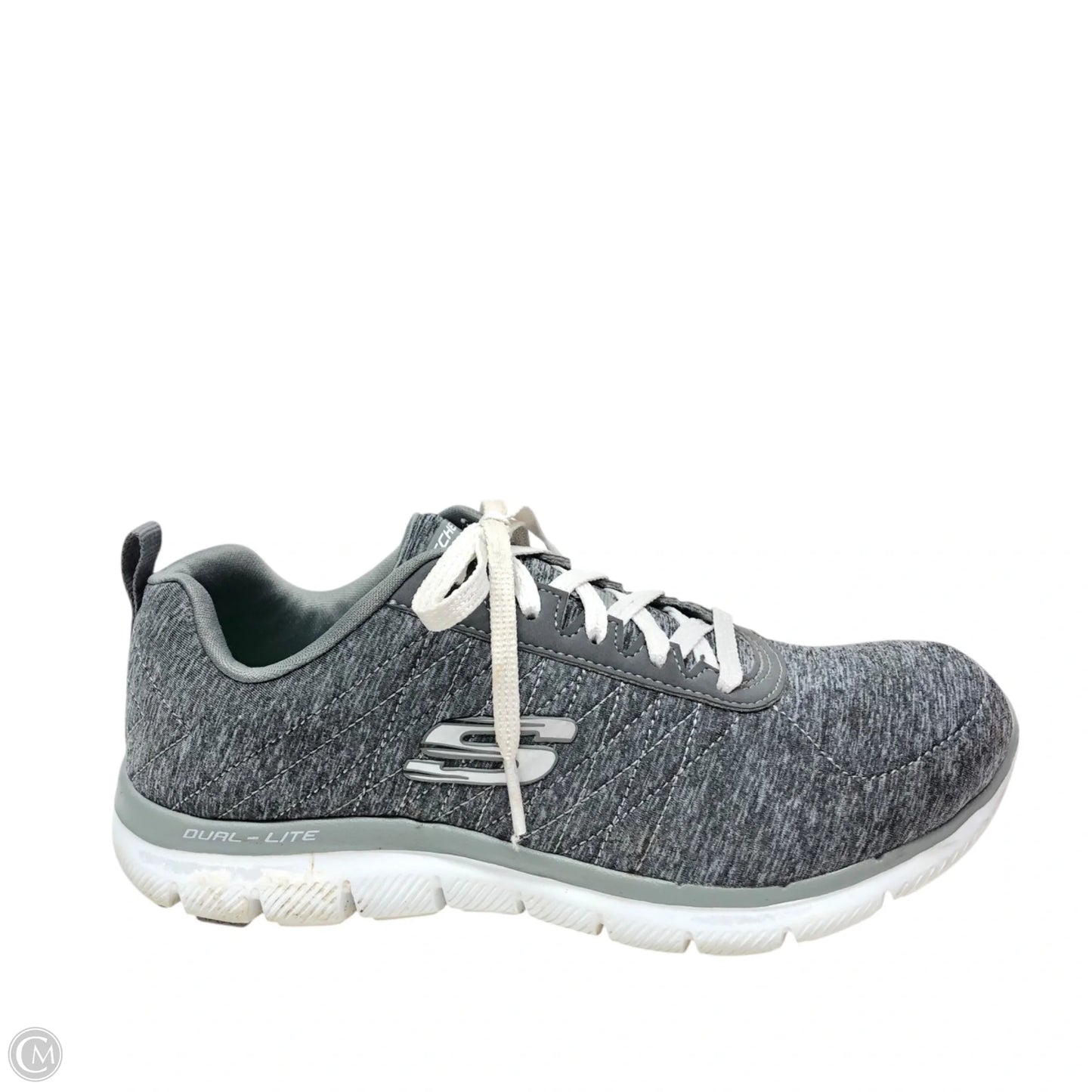 Shoes Sneakers By Skechers In Grey, Size: 6