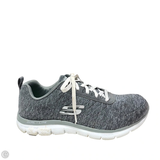 Shoes Sneakers By Skechers In Grey, Size: 6