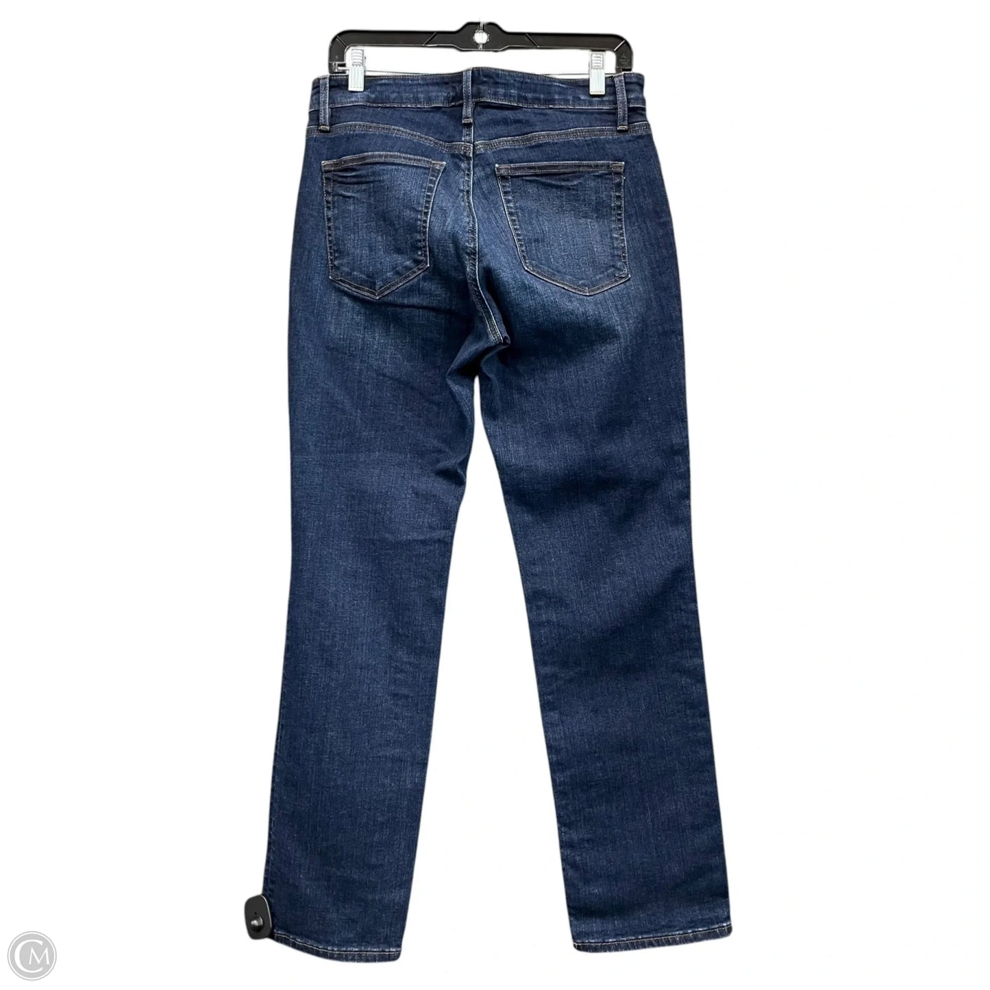 Jeans Straight By Loft In Blue Denim, Size: 8