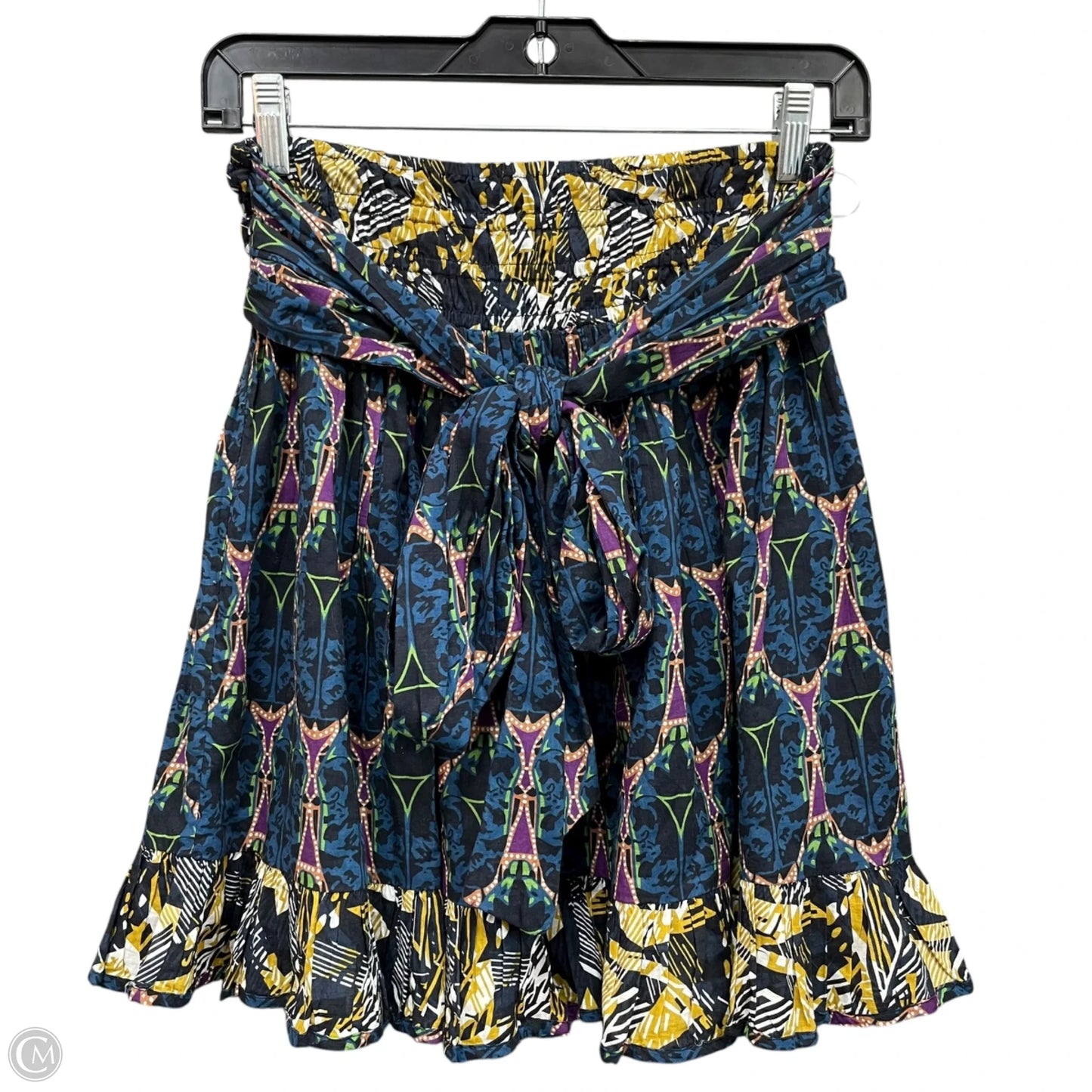 Skirt Mini & Short By Let Me Be In Blue & Green, Size: Xs