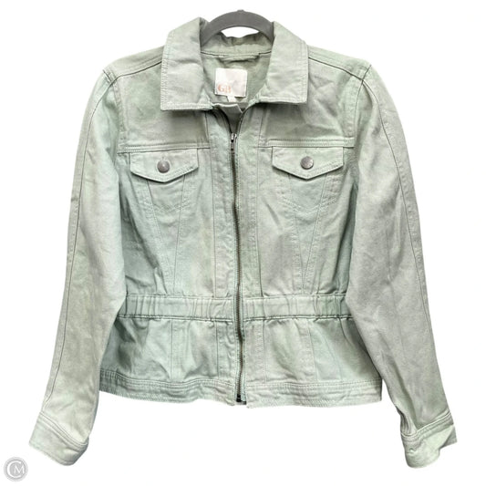 Jacket Denim By Gianni Bini In Green, Size: L