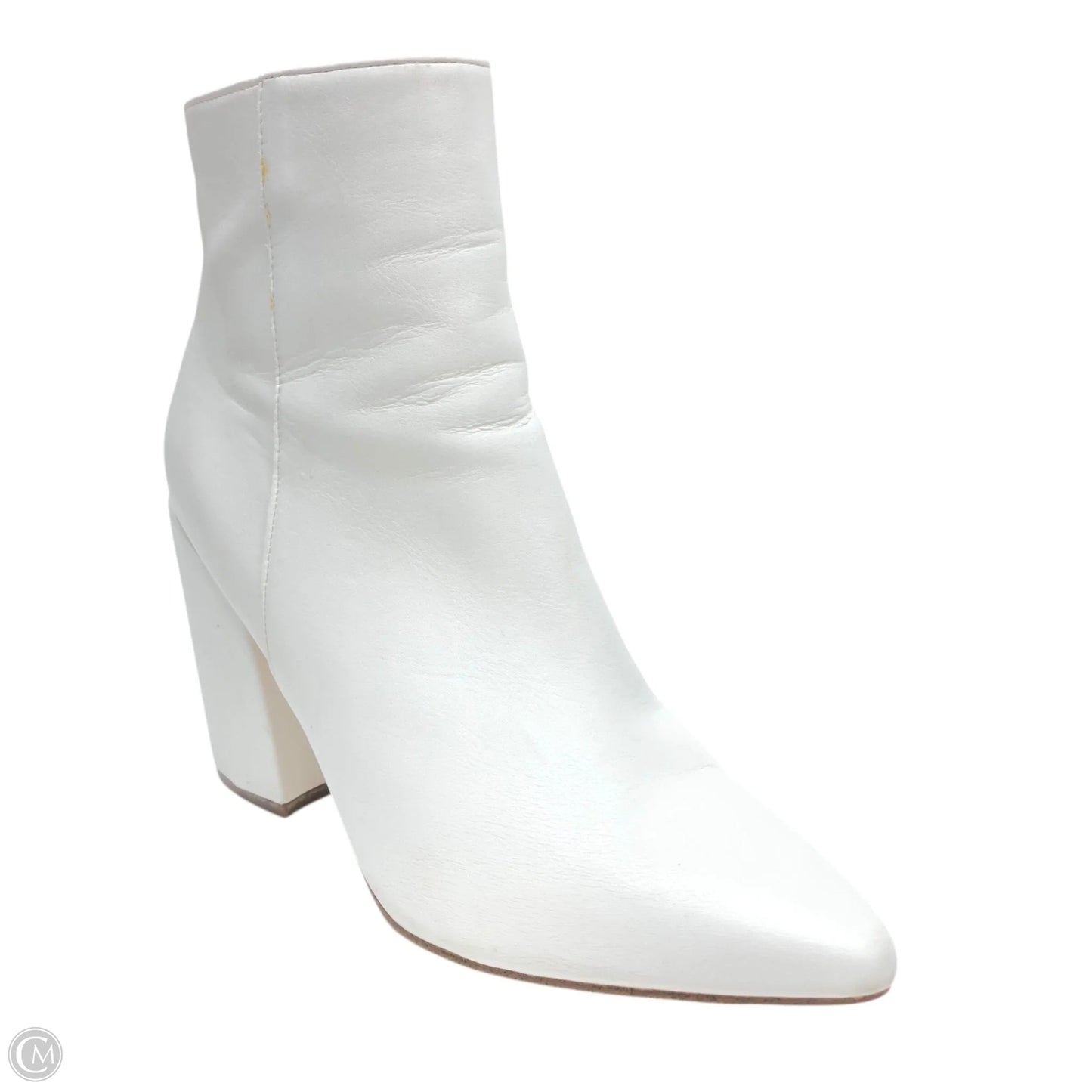 Boots Ankle Heels By Madden Girl In White, Size: 7.5