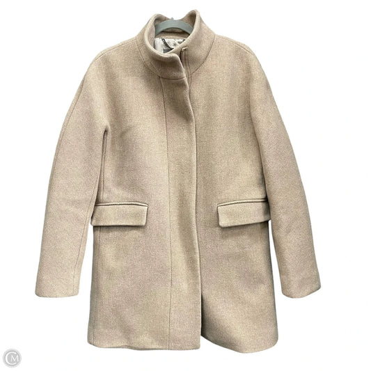 Coat Wool By J. Crew In Beige, Size: 10