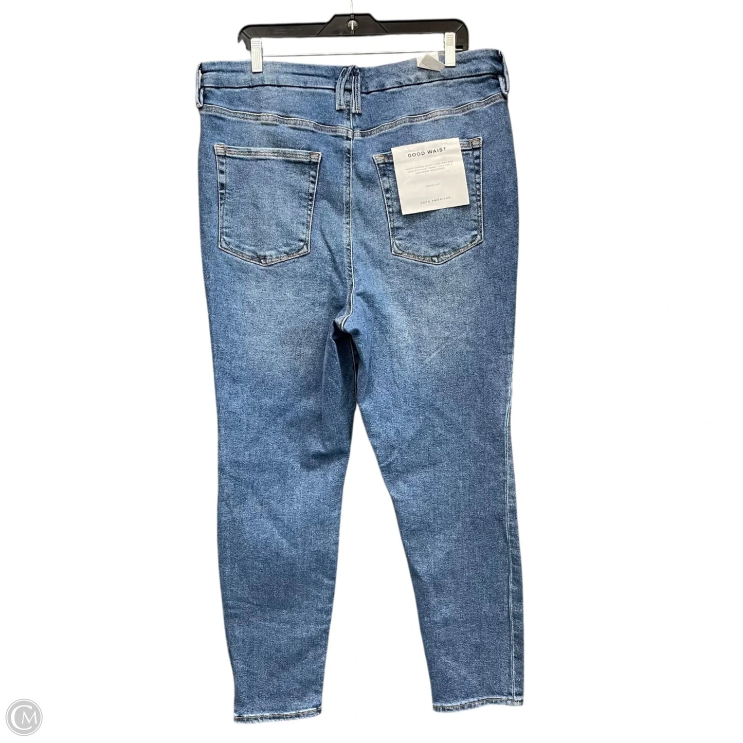 Jeans Skinny By Good American In Blue Denim, Size: 20