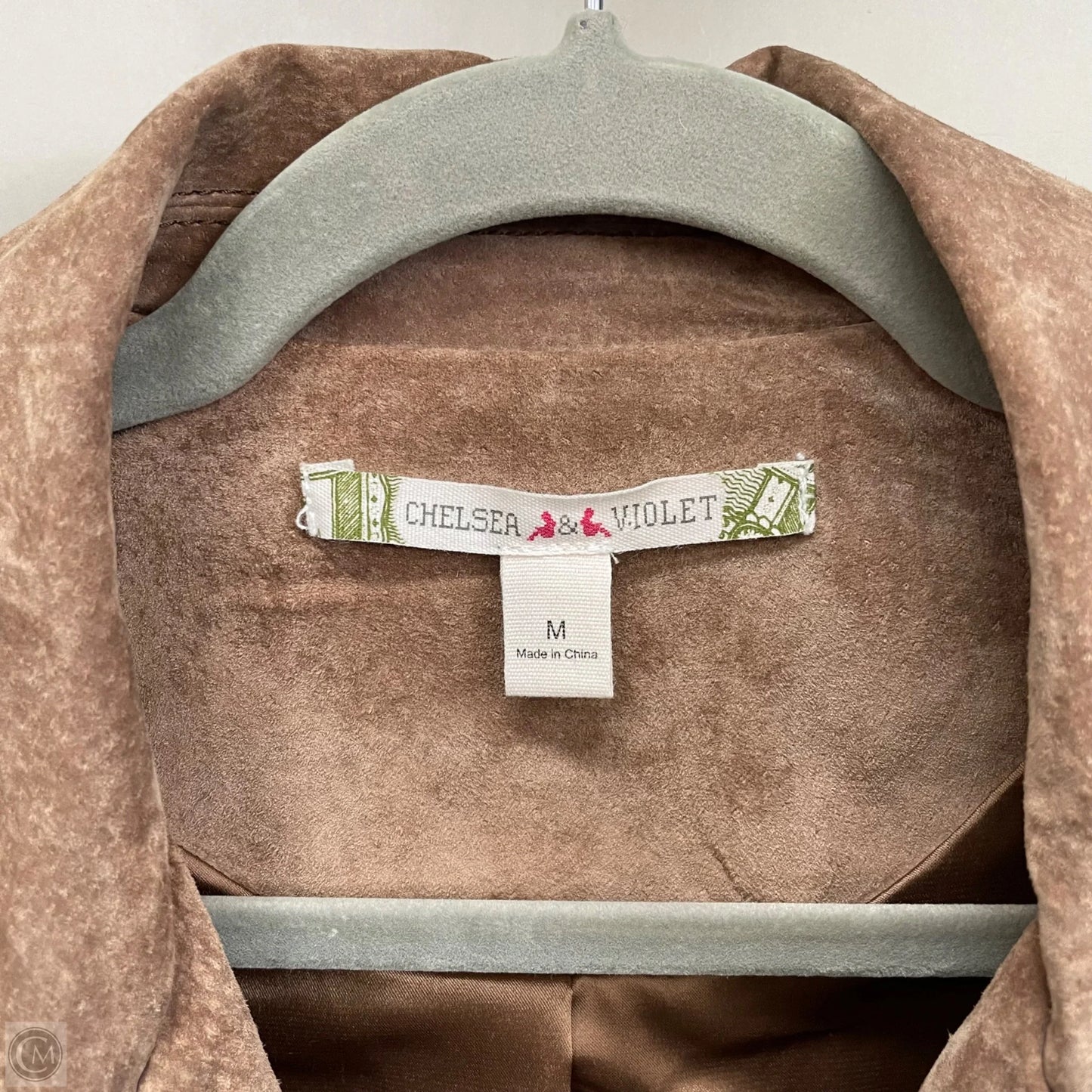 Jacket Moto Leather By Chelsea And Violet In Brown, Size: M