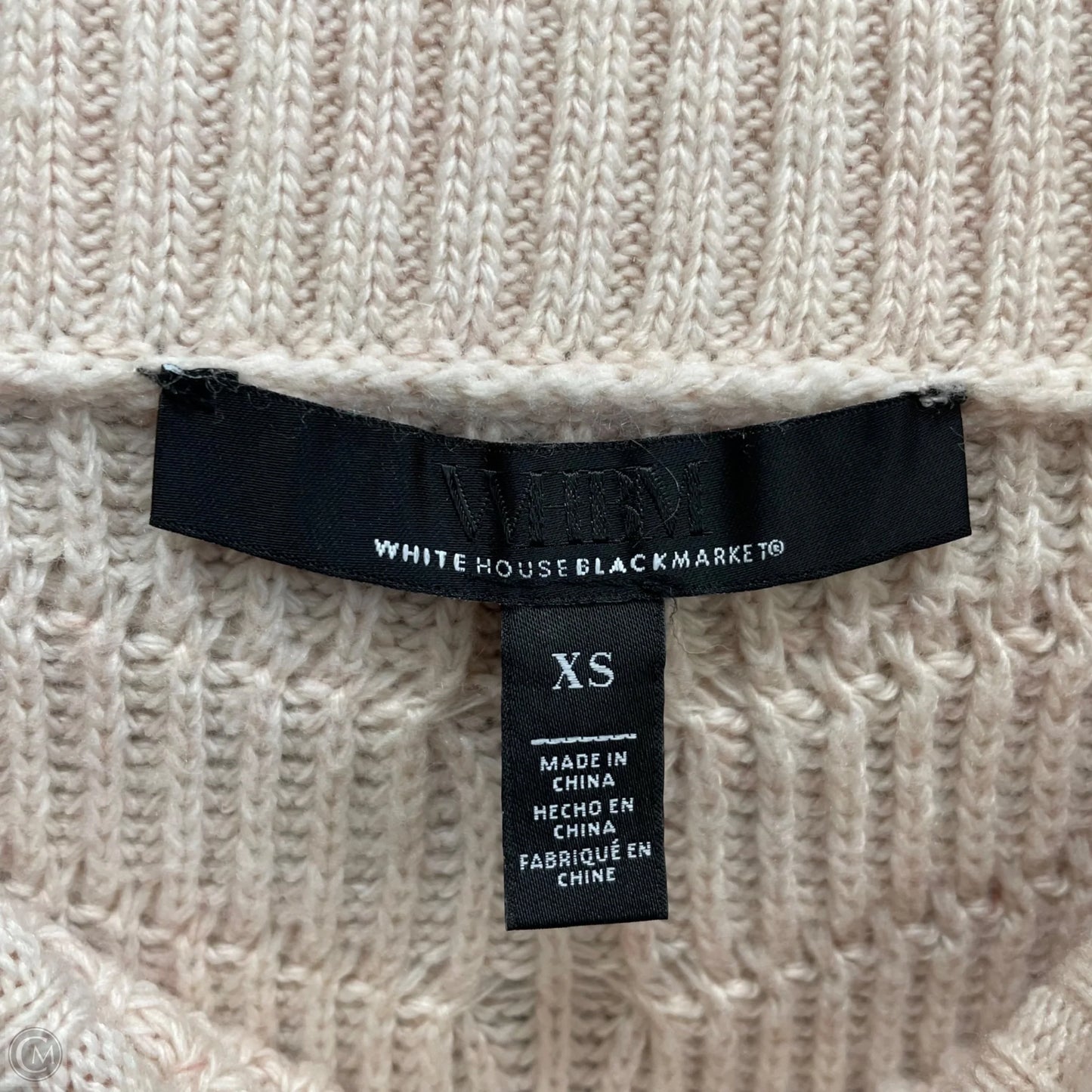 Sweater By White House Black Market In Peach, Size: Xs
