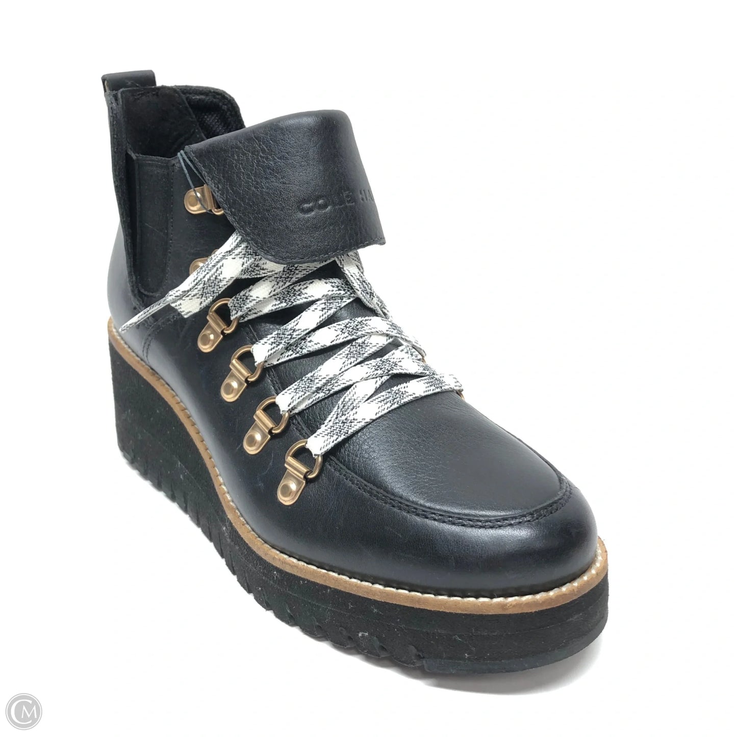 Boots Ankle Heels By Cole-haan In Black, Size: 6.5